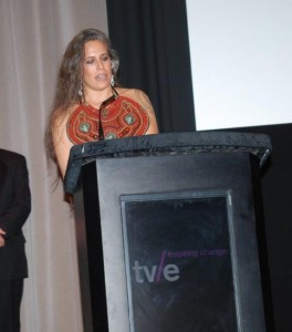 Amy at TVE Awards