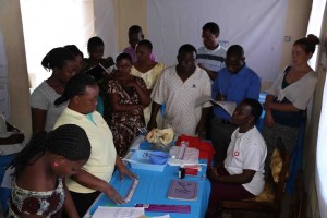 Health care worker training in Kirando, Tanzania